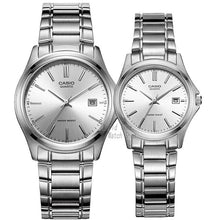 Load image into Gallery viewer, Casio Watch Couple Silver