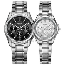 Load image into Gallery viewer, Casio Watch Couple Silver