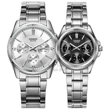 Load image into Gallery viewer, Casio Watch Couple Silver