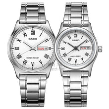 Load image into Gallery viewer, Casio Watch Couple Silver
