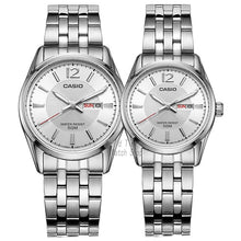 Load image into Gallery viewer, Casio Watch Couple Silver
